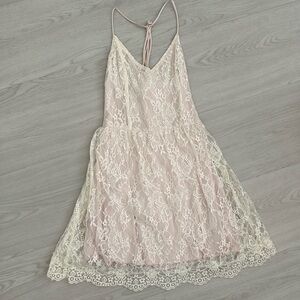 A&F Pink Lace Dress